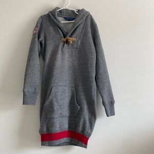 Girls Ralph Lauren Sweatshirt/Tunic Gray Size 8